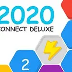 Renkli altıgenlerin üzerinde sayılar ve bir yıldırım simgesi bulunan 2020 Connect Deluxe yazısı