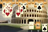 Antik Roma Tripeaks Solitaire oyununda kendinizi bu dünyada bulabilirsiniz