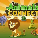 Aslan, kaplan, fil, yılan ve zebra gibi hayvanların bulunduğu bir çizim