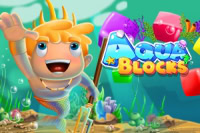 Aqua Blocksta sevimli bir çocuk seni sualtı krallığında karşılayacak