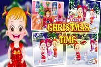 Herkese Mutlu Noeller! Baby Hazel: Christmas Time oyunu için başlık.