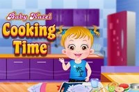 Baby Hazel yemek yapma becerilerini deniyor!