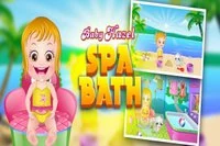 Sevgili Bebek Hazeli rahatlatıcı bir Spa banyosuyla şımartalım