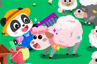 Bebek Panda Hayvan Çiftliği, çiftlik işletmeyi öğreten sevimli bir tarım