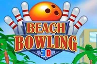 Yaz tatilinde muhteşem 3D plajda bowling yeteneklerini test etme oyunu