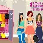 Pembe bir dolap ve önünde çeşitli kıyafetler giymiş üç stil sahibi kadın