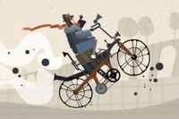 Bu 2D yarış oyununda, gösterişli steampunk motorlu bisikletinle mümkün