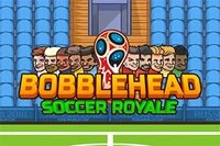 Bobblehead futbol yıldızlarını sahada hareket ettir