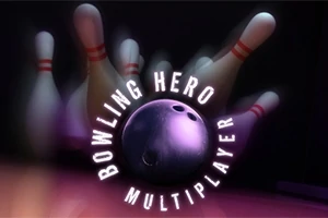 Mor bir bowling topu ve devrilen lobutlar
