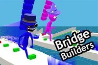 Bridge Builders, komik karakterlerin köprü inşasında yarıştığı bir oyun