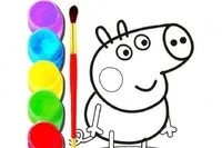 Peppanın tüm arkadaşlarını ve akrabalarını boya