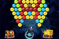 Seviye atladıkça altın sandık toplayacağınız bir balon patlatma oyunu