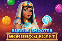 Eski Mısır gecesine adım at Bubble Shooter Pyramid Quest