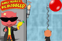 Pardösülü küçük şeytan kaotik baloncuk patlatma macerası için geri döndü