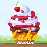 Üzerinde kırmızı-beyaz kremalı, yıldız şekilli şekerler ve kiraz bulunan bir cupcake illüstrasyonu