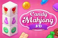 Mahjong 3D Candy, 3D grafiklere sahip bir eşleme oyunudur