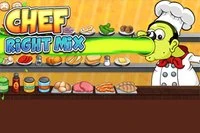 Bu eğlenceli Chef Right Mix oyununda gerçek bir şef ol