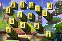 Güzel Kule Mahjong Solitaire, Antik Çin Kuleleriyle.