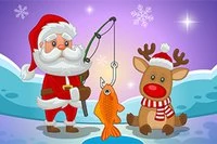 Noel Baba Noel Balıkçılığına gitti