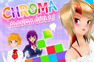 Chroma Manga Girls renkli bir zeka oyunu