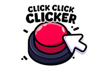 Click Click Clicker saf, klasik tıklama çılgınlığı