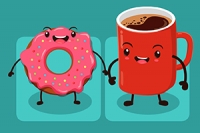 Tabaklara donutları yerleştirerek bölümü çözün