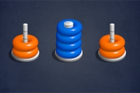 Color Hoop Stack bağımlılık yaratan bir klasik sıralama bulmaca oyunu