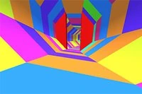 Color Tunnel hızlı tempolu, Run 3ten esinlenen bir kaçınma oyunu