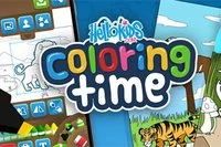 Çocuklar için eğlenceli boyama kitabı