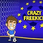 Mavi fonda bir futbol topunun önünde duran çizgi karakter çocuk ve çevresinde sarı yıldızlar
