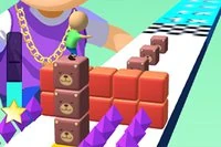 Cube Surfer eğlenceli bir 3D koşu oyunu