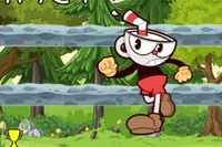 Bu komik ve çılgın Cuphead temalı oyunda koşarken ölümcül engellerden