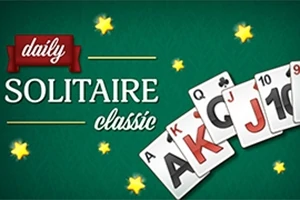 Yeşil arka plan üzerinde yıldızlar ve dizi halinde A, K, Q, J, 10 kartları