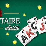 Yeşil arka plan üzerinde yıldızlar ve dizi halinde A, K, Q, J, 10 kartları