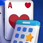 Kupa As, Maça K, Karo 8 kartları ve bir mobil cihaz üzerinde yıldız ikonu