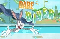 Bugs Bunny havuza atlayacak