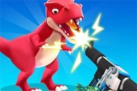 Heyecan verici silah savaşı oyunu Dino Shooter Pro
