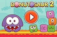 Aç Donatosaur adında sevimli canavarı besle.