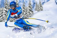 Bugün karlı bir gün. Bu, Downhill Ski Mobile oyunu için  başlığının