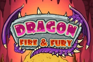 Ejderha pençeleriyle tutulan bir taş levha üzerinde Dragon Fire & Fury yazısı