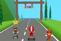 İşte 3D ortamlar ve modellerle dolu bir üç tekerlekli yarış arcade oyunu
