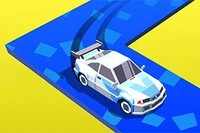 Drift Race 3Dde ilk başlangıç çizgisine ilerle