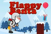 Flappy Santa’ya hediyelerini dağıtmasına yardım et, puan kazan