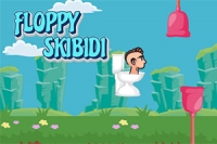 Zorlu bir arcade oyunu olan Floppy Skibidide uçan bir tuvaleti kontrol