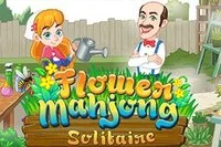 Flower Mahjong Solitaire oyununda 100 farklı düzen oyna