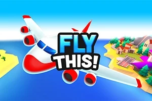Büyük bir uçak ve FLY THIS!