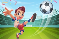 Futbol süper yıldızı ol!