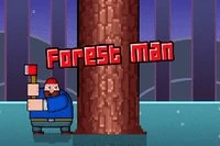 Forest Man oyununda, ağaç kesip dallardan kaçınmalısın!