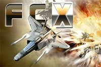 Fractal Combat X oyuncuları ağır silahlı bir savaş gemisinin pilot