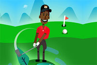 Golf rakiplerinin dünya çapında golf kralı olmak için mücadelesi: Tek